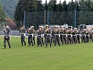 Die Militärmusik Steiermark marschiert ein. (Bild öffnet sich in einem neuen Fenster)