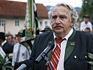 Bürgermeister Hubert Platzer bei seiner Festansprache. (Bild öffnet sich in einem neuen Fenster)