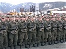Rekruten vom Jägerbataillon 25 aus Klagenfurt. (Bild öffnet sich in einem neuen Fenster)