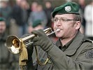 Der Solotrompeter der Militärmusik Steiermark. (Bild öffnet sich in einem neuen Fenster)
