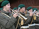...und begrüßt vor allem die Militärmusik Burgenland... (Bild öffnet sich in einem neuen Fenster)