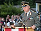 Militärkommandant Zöllner betont die Wichtigkeit der Wehrpflicht. (Bild öffnet sich in einem neuen Fenster)