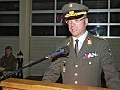 Ansprache des Militärkommandanten der Steiermark ObstdG Mag. Heinz Zöllner. (Bild öffnet sich in einem neuen Fenster)