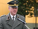 Der Militärkommandant der Steiermark, Oberst Heinz Zöllner. (Bild öffnet sich in einem neuen Fenster)