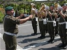 Gern gesehener Gast in der Steiermark - die Militärmusik Burgenland. (Bild öffnet sich in einem neuen Fenster)