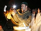 Ein Trompeter der Militärmusik Steiermark. (Bild öffnet sich in einem neuen Fenster)