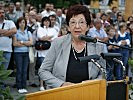 Die Judenburger Bürgermeisterin, Grete Gruber, bei ihrer Festansprache. (Bild öffnet sich in einem neuen Fenster)