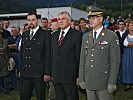 Meldung an den steirischen Militärkommandanten, Oberst Zöllner, r. (Bild öffnet sich in einem neuen Fenster)