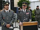 Militärdekan Rachle bei seiner Ansprache. (Bild öffnet sich in einem neuen Fenster)