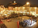 Gemeinsame Große Flaggenparade am Grazer Hauptplatz. (Bild öffnet sich in einem neuen Fenster)