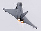 Unmittelbar nach dem Überflug überzeugten die Eurofighter... (Bild öffnet sich in einem neuen Fenster)
