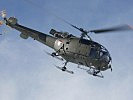 Das Training erfolgt mit den bewährten "Alouette III"-Hubschraubern. (Bild öffnet sich in einem neuen Fenster)