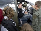 Ein Hubschrauber des Bundesheeres: Interessant für Alt und Jung. (Bild öffnet sich in einem neuen Fenster)