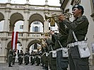 Die Militärmusik Steiermark sorgte für das musikalische Rahmenprogramm. (Bild öffnet sich in einem neuen Fenster)
