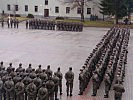 Zum Festakt ist das gesamte Bataillon angetreten. (Bild öffnet sich in einem neuen Fenster)