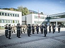 Zum Abschied ein Marsch der Militärmusik Vorarlberg. (Bild öffnet sich in einem neuen Fenster)