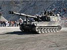 Eine Panzerhaubitze M-109 aus Allentsteig. (Bild öffnet sich in einem neuen Fenster)