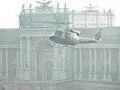 Ein AB-212 Hubschrauber des Bundesheeres im Anflug. (Bild öffnet sich in einem neuen Fenster)