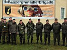 Das Inspektionsteam der OSCE mit seinen österreichischen Begleitern.
