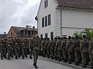 Ausmarsch der Truppe aus Allhartsberg.