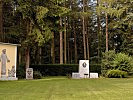Die Gedenksteine für die im Dienst verunglückten Soldaten am Fliegerhorst Vogler.