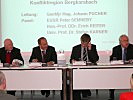 V.l.: Stefan Karner, Johann Pucher, Peter Semneby und Erich Reiter.