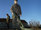 In Götzendorf trainieren die Soldaten unter anderem das Suchen von Minen.