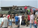 Publikumsmagnet: Der 'Ulan'-Schützenpanzer des Bundesheers.