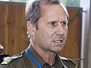Oberst Karl Hopfgartner, Einsatzleiter der Notfallübung.