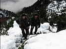 Die Gebirgssoldaten der 6. Jägerbrigade: durch Schnee und Eis dem Gipfel entgegen.