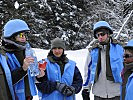 Für manche Teilnehmer aus der südlichen Hemisphäre sind die derzeitigen Winterverhältnisse in Tirol eine neue Erfahrung.