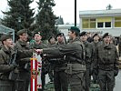 Die Soldaten leisteten ihr Gelöbnis in Steinerkirchen.