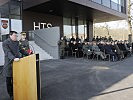 Minister Darabos bei der Eröffnung des Gebäudes: Moderne Infrastruktur für das Bundesheer im Burgenland.