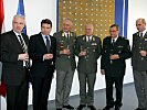 Hohe diplomatische und militärische Gäste waren zur Ordensverleihung in die slowenische Botschaft gekommen.