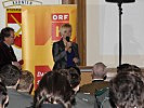 Moderator Arnulf Prasch mit ORF-Landesdirektorin Karin Bernhard.