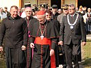 V.l.: Kaplan Weyringer, Militärbischof Werner und Erzbischof Kothgasser.