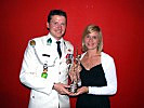 Die beiden freuen sich über Peers Auszeichnung als Tirols Sportlerin des Jahres 2011.