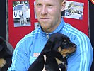 Lukas Königshofer ist Stammtorhüter beim SK Rapid.