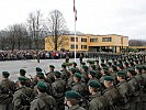 Vor zahlreichen Gästen wurden 250 Soldaten in der Landwehrkaserne angelobt.