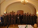 Die ausgezeichneten Soldaten aus den Garnisonen Eisenstadt, Bruckneudorf, Pinkafeld und Oberwart.