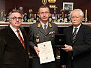 Brigadier Kurt Wagner wurde mit dem Goldenen Ehrenzeichen ausgezeichnet.