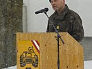 Brigadier Waldner vom Streitkräfteführungs- kommando bei seiner Ansprache.