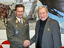 Brigadier Hermann Kaponig dankte Direktor Wolfgang Hickel für die gute Zusammenarbeit.