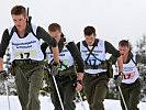 Die Patrouille vom Militärkommando Tirol 1 hat den Mühlbacher Sattel auf 1.800 Meter erreicht.
