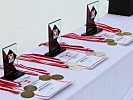 Medaillen und Auszeichnungen der Heeresmeisterschaft 2013.