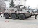 Die Radpanzer "Pandur" bieten den Soldaten Schutz und Beweglichkeit.