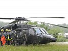 Insgesamt stehen 24 Helikopter des Heeres zur Verfügung.