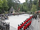 Auf historischem Boden vor dem Urrichhaus am Berg Isel beging das Militärkommando Tirol den Traditionstag.