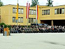 Zahlreiche Ehrengäste waren bei der feierlichen Kommandoübergabe in der Rohr-Kaserne anwesend.