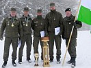 Die erfolgreiche Patrouille vom Truppenübungsplatz Seetaler Alpe.